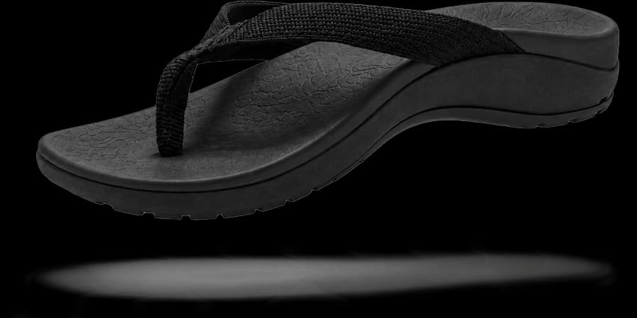Premium Orthotic Flip Flops, side profile